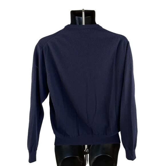 Mens Polo Ralph Lauren Washable Merino Wool Crewneck Sweater Size Large Blue - Picture 6 of 6